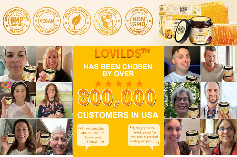 LOVILDS™ Bee Essence Skin Antibacterial Cream—used to treat a variety of skin diseases (AAD recommended)
