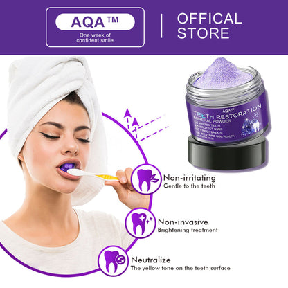 Official Store🏥🏥 AQA™ Teeth Restoration Mineral Powder  (ADA recommended) MADE IN USA (🎁Flash Sale - Don’t Miss Out)