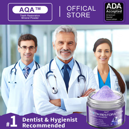 Official Store🏥🏥 AQA™ Teeth Restoration Mineral Powder  (ADA recommended) MADE IN USA (🎁Flash Sale - Don’t Miss Out)