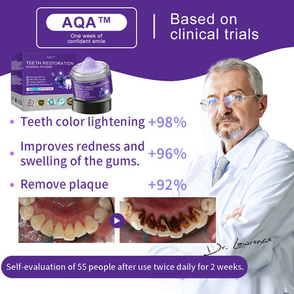 Official Store🏥🏥 AQA™ Teeth Restoration Mineral Powder  (ADA recommended) MADE IN USA (🎁Flash Sale - Don’t Miss Out)