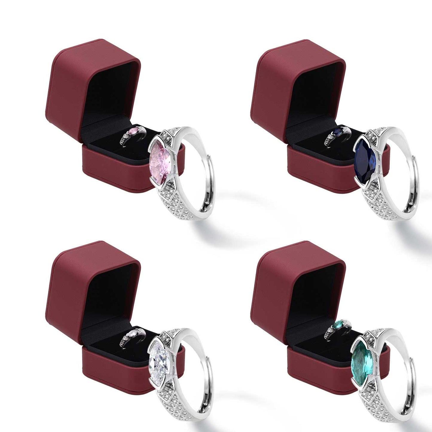 🔥DIYSTAR Magnetology Moissanite Diamond Ring💖