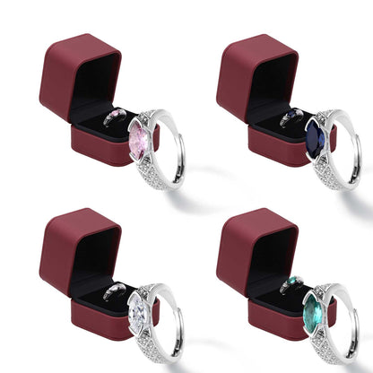 🔥DIYSTAR Magnetology Moissanite Diamond Ring💖