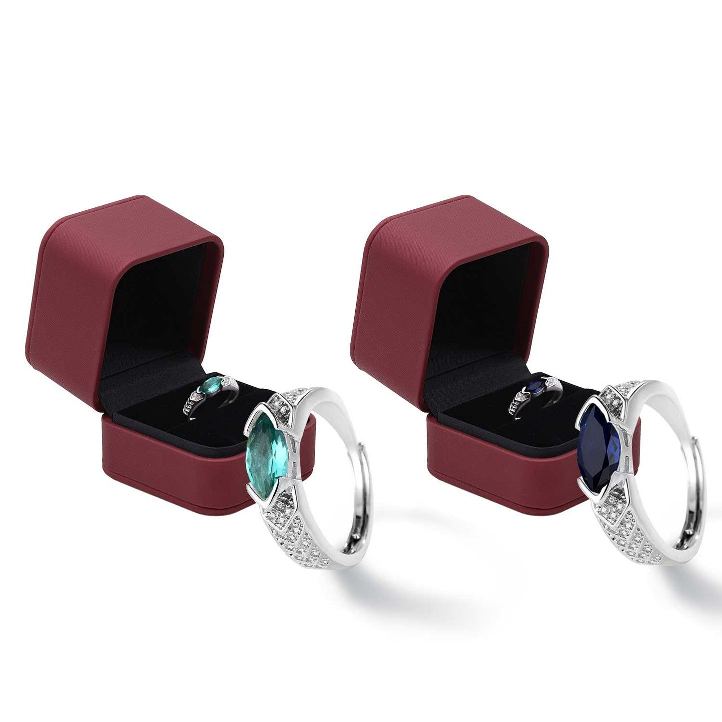 🔥DIYSTAR Magnetology Moissanite Diamond Ring💖