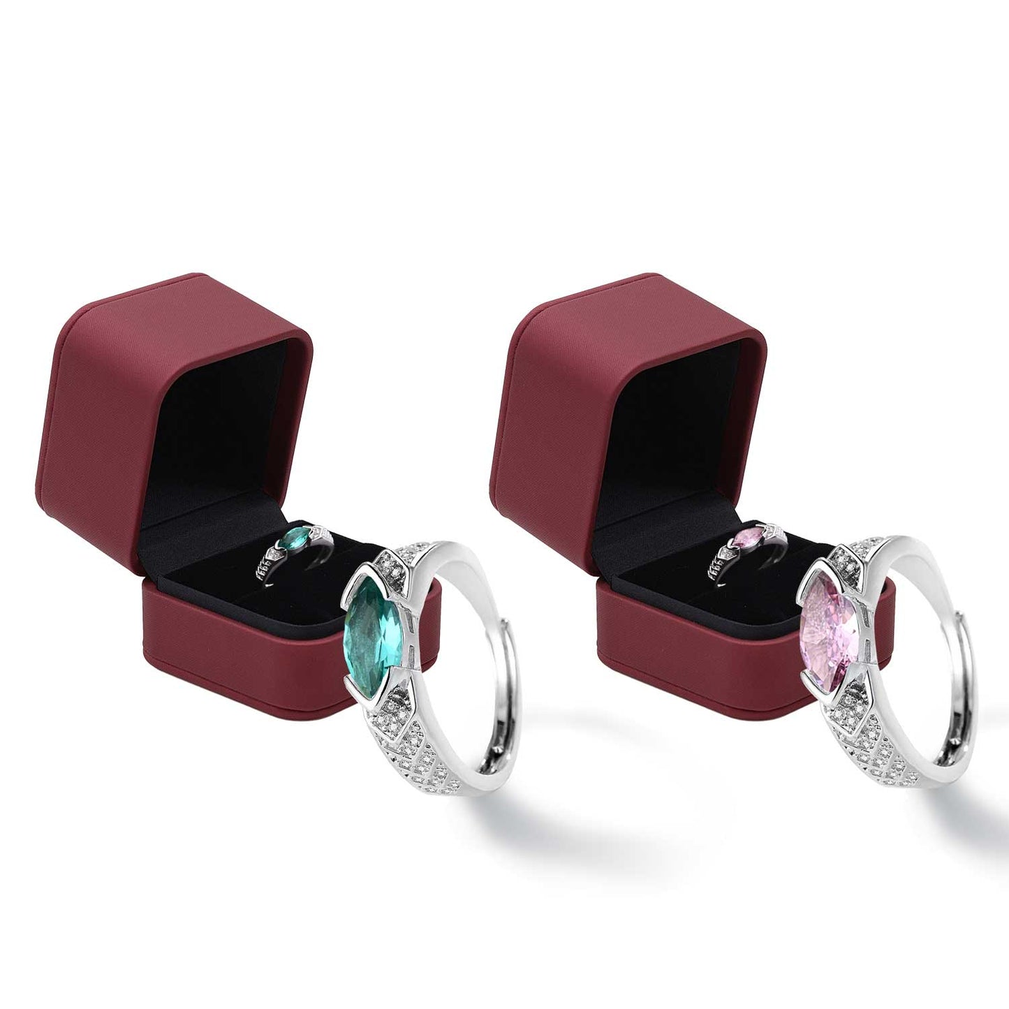 🔥DIYSTAR Magnetology Moissanite Diamond Ring💖