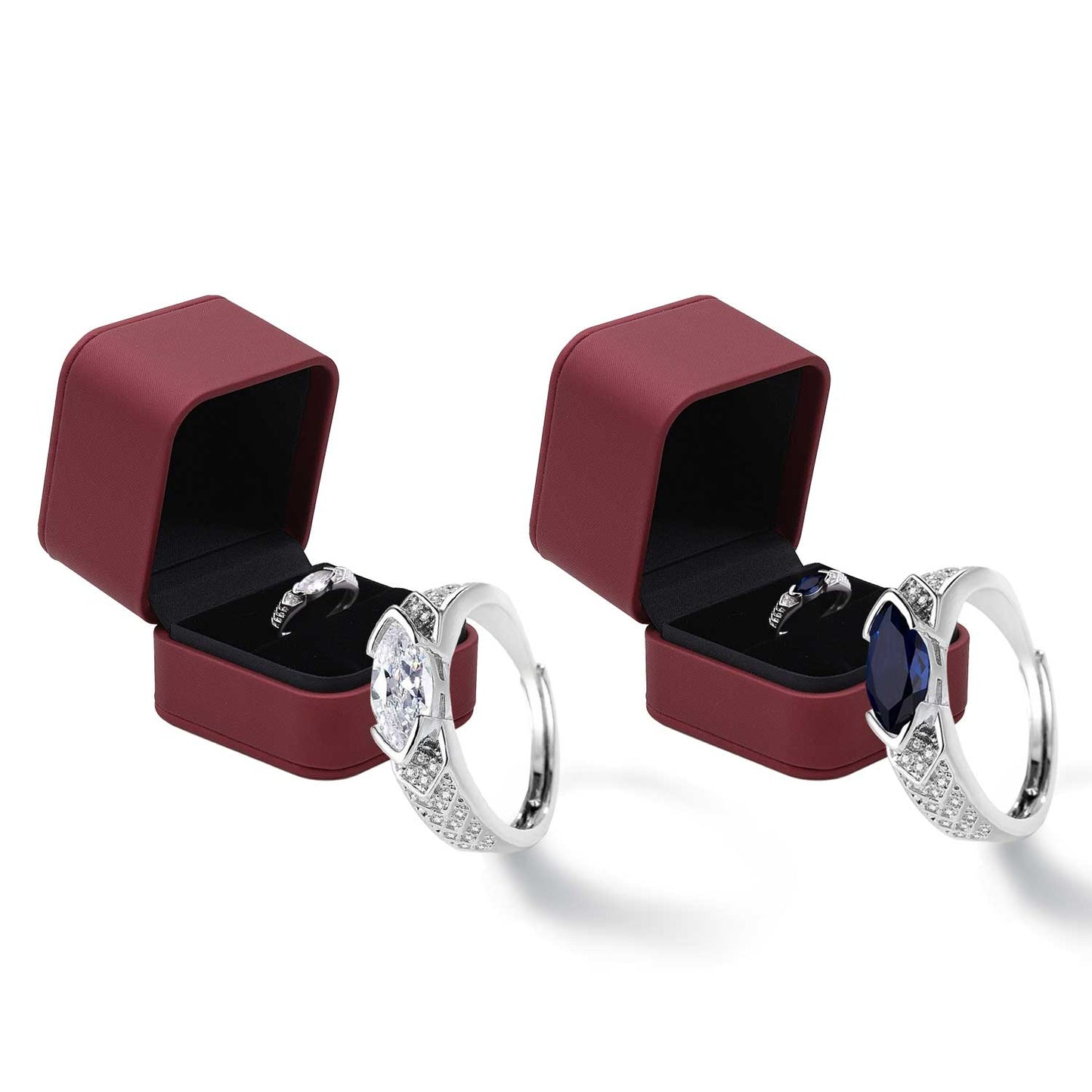 🔥DIYSTAR Magnetology Moissanite Diamond Ring💖